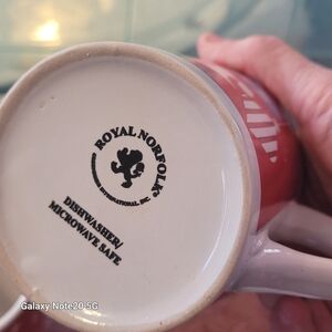 6 ROYAL norfolk Big Coffee Cups